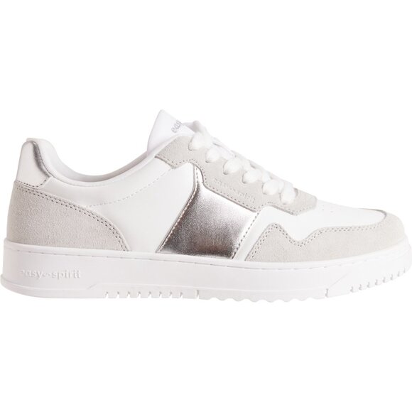 NEW Easy Spirit Merci Sneakers For Women  White/Silver  362sn - Picture 1 of 6